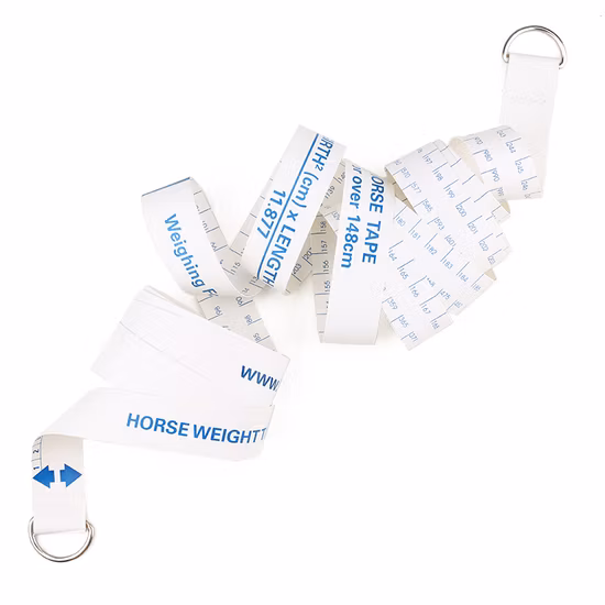 カスタムメイドの PVC ポニー馬体重測定テープ